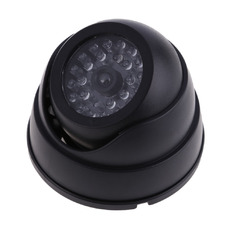  | Dummy Fake Surveillance CCTV Security Dome Camera w/ Flashing Red
LED Light (Black) (Intl)