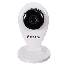  | Sricam Wireless HD 720P WiFi IP Camera RoHS CE ONVIF Security Audio
Night Vision (White) (Intl)