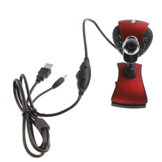  | USB 50.0 Webcam Camera With MIC For Computer Red (Intl)