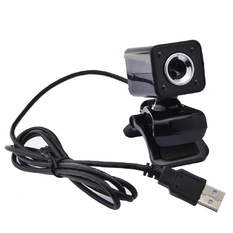  | USB 2.0 1080P 12MP 4LED HD Webcam Black (Intl)